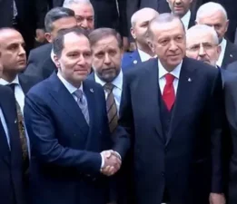 Cumhurbaşkanı Erdoğan Yeniden Refah genel merkezinde