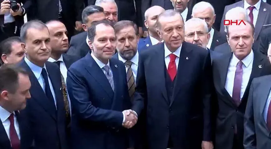 Cumhurbaşkanı Erdoğan Yeniden Refah genel merkezinde