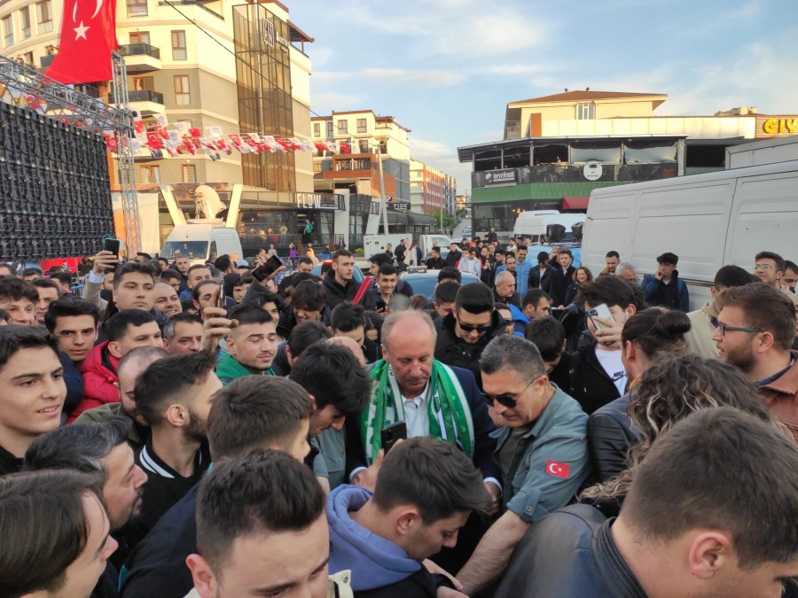 Bursa’da Muharrem İnce izdihamı