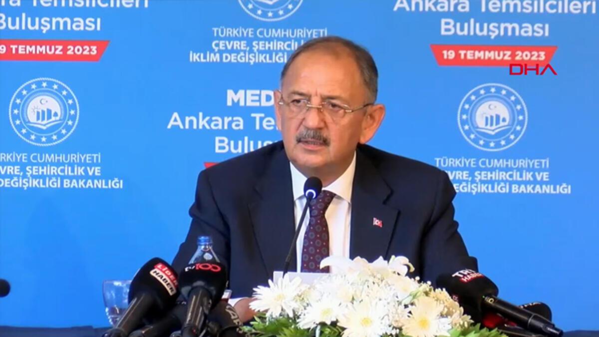 Bakan Özhaseki: Hedef bir yıl içinde bitirmek