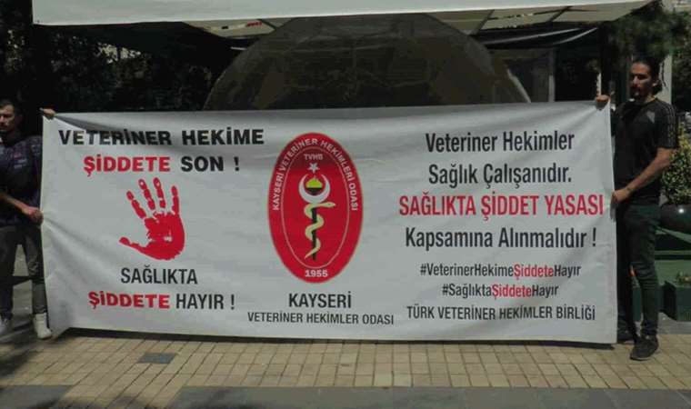 Veteriner hekimler şiddete karşı kliniklerini kapattı