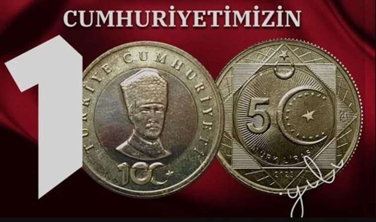 Cumhuriyet’in 100. yılına özel hatıra parası neden madeni 5 TL olarak basıldı?