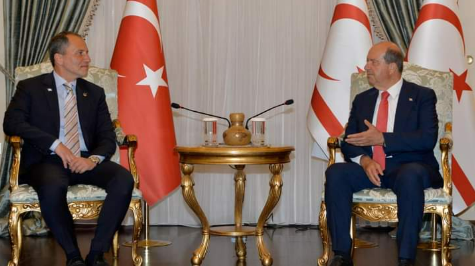 Dr. Fatih Erbakan, KKTC Cumhurbaşkanı Ersin Tatar ile görüştü