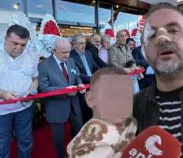 Burger King açılışında Dr Kemal Sağlam saldırıya uğradı