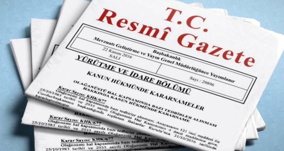 Yeni atamalar Resmi Gazete’de!