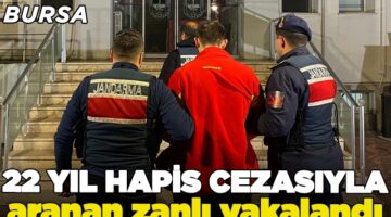 HAKKINDA 22 YIL 27 GÜN KESİNLEŞMİŞ HAPİS CEZASI BULUNAN ŞAHIS JANDARMADAN KAÇAMADI