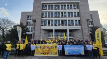 SADAKA ZAMMINA EĞİTİM SEN’DEN HALAYLI PROTESTO!