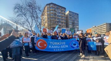 TÜRKİYE KAMUSEN BURSA; “Ek Zamsız Refah Olmaz, Bu Zamlar Karın Doyurmaz!”